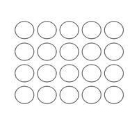 QUARKZMAN 20 Pezzi Guarnizioni A O In Gomma Nitrilica 26mm Diametro Esterno 24mm Diametro Interno 1mm Spessore Metriche Buna-N NBR Guarnizione Di Tenuta Riparazione Guarnizioni A O