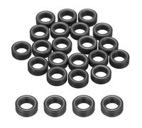 QUARKZMAN 20 Pezzi Nucleo In Ferrite Toroidale, 10mm OD x 6mm ID x 4mm H Anelli Di Ferrite Per Soppressione Segnale Magnete Forte Rotondo Per Ridurre Perdita Di Segnale Per RFI EMI RF