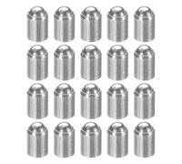 QUARKZMAN 20 Pezzi Puntine A Sfera Con Molla 3x4mm Acciaio Inox 304 Perle Di Posizionamento Senza Gradino Puntine A Sfera Con Molla Per Porte Armadi Dispositivi Meccanici Mobili