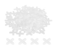 QUARKZMAN 200Pcs Distanziatori per Piastrelle, 5mm 3/16" Forma a Croce Strumenti per Posare Piastrelle per Installazione di Piastrelle in Ceramica, Bianco