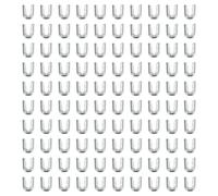 QUARKZMAN 200Pcs Punte A Spirale per Cucire Stecche, 9x6x2.5mm Caps in Acciaio al Carbonio per Stecche A Spirale per Costumi Abiti da Sposa DIY Decorazioni Artigianali