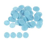 QUARKZMAN 200pz Cerchi Feltro Rotondi, 10mm 3/8" Feltro Pre Tagliato Artigianato, Cerchi Feltro Mini Tessuto Non Tessuto Progetti Cucito Fai da Te, Rifinitura Artigianale, Blu