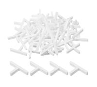 QUARKZMAN 200pz Distanziatori in Plastica a Forma di T per Piastrelle Parete Pavimento 2mm 1/12" Distanziatori Piastrelle per Installazione Piastrelle Ceramiche, Bianco