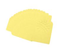 QUARKZMAN 200Pz Etichette Bottiglia Vino, Etichette Appese al Collo Bottiglia per Conservazione Cantina, Etichette Appese per Nome, Anno, Note di Degustazione (2.2x3.5, Giallo)