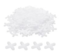 QUARKZMAN 200Pz Separatori per Piastrelle 5mm Plastica Rigida Croce Livellatore per Piastrelle Installazione Clip di Spaziatura Ceramica per Parete Pavimento