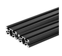 QUARKZMAN 2040 T Slot Estrusione in Alluminio 400mm(15.7 Pollici) Nero Standard Europeo Guida Lineare Anodizzata per Stampante 3D Macchina Incisione Laser 2pz