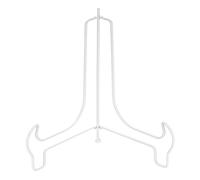 QUARKZMAN 20cm Supporto per Piatti da Esposizione per Libro Bianco | Supporti per Piatti Decorativi in Ferro Pieghevole, Vassoio Foto Cornice Tavolo