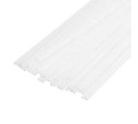 QUARKZMAN 20pcs Asticche Di Saldatura In Plastica Da 40 Pollici Strisce Di Saldatura PP Asticche Per Saldatore Per Riparazione Paraurti Auto Kayak Riparazione Plastica Saldatore Bianco