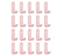 QUARKZMAN 20Pcs Ganci Per Pannello Forato, 2" Ganci Resistente Per Scaffalatura A Forma Di U Accessori Organizzatore Parete Ufficio Scaffale Organizzatore Pannello Forato, Rosa