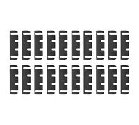 QUARKZMAN 20Pcs Spessori Per Cerniere Porte 4.5"x 1.3"Spessori PVC Per Cerniere Piastra Di Riempimento Kit Di Riparazione Regolabile Per Colmare Interstizi In Porte Interne E Ante