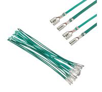 QUARKZMAN 20Pcs Terminali A Forchetta Femmina Con Guaina Isolante 2.8mm &