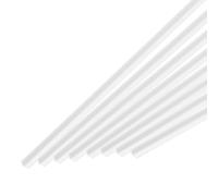 QUARKZMAN 20pz Asta in ABS a Forma di L Asta in Plastica ABS 2x2x500mm Asta in Plastica Bianca per Kit di Assortimento per la Realizzazione di Modelli Architettonici Fai Da Te