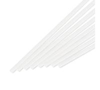 QUARKZMAN 20pz Asta Rettangolare in ABS Asta Solida in Plastica ABS 1x2x250mm Asta in Plastica Bianca per Kit di Assortimento per Costruzione di Modelli Architettonici Fai Da Te