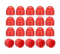 QUARKZMAN 20Pz Copri Dado Esagonale M8x13x15mm Per Bulloni Esagonali Rosso