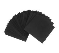 QUARKZMAN 20pz Fogli di Gomma EVA Adesiva Ammortizzante 1,6mm Spessore x 100mm Lunghezza Foglio Quadrato in Schiuma Neoprene Cuscinetti Antivibranti Antiscivolo Antirumore