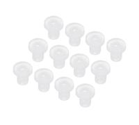 QUARKZMAN 20pz Occhielli in Gomma Diametro Montaggio 2.5mm ID 0.5mm H 4mm Trasparente Guarnizione Protezione Passacavi in Gomma per Cavi Tubi