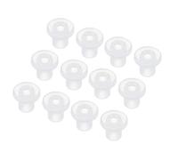 QUARKZMAN 20pz Occhielli in Gomma Diametro Montaggio 4,5mm ID 3mm H 6,5mm Guarnizioni Trasparenti Protezione Passacavi in Gomma per Cavi Tubi