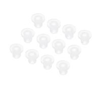 QUARKZMAN 20pz Occhielli in Gomma Diametro Montaggio 4mm ID 1.5mm H 3.5mm Trasparente Guarnizione Protezione Passacavi in Gomma per Cavi Tubi