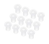 QUARKZMAN 20pz Occhielli in Gomma Diametro Montaggio 6mm ID 4mm H 9,5mm Guarnizioni Trasparenti Protezione Passacavi in Gomma per Cavi Tubi