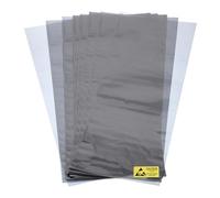 QUARKZMAN 20pz Sacchetti Antistatici Esd Schermati Sacchetto Antistatico Piatto Aperto Superiore per Dispositivi Elettronici 8x17.7 Pollici (200x450mm)