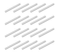 QUARKZMAN 20pz Spina Centraggio Perni 304 Acciaio Inossidabile M3 x 35mm Cilindrica Perno Supporto Mensole Perno Parallelo per Produzione Meccanica Industria Installazione Mobili, Argento