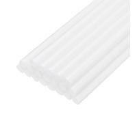 QUARKZMAN 20pz Stick Colla a Caldo per Pistola Colla a Caldo 11mm x 200mm/0,43" x 8" Mini Bastoni di Colla a Caldo Adesiva Bianco