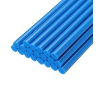 QUARKZMAN 20pz Stick Colla a Caldo per Pistola Colla a Caldo 11mm x 200mm/0,43" x 8" Mini Bastoni di Colla a Caldo Adesiva Blu
