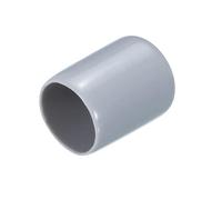QUARKZMAN 20pz Tappi Terminali in Gomma 15mm ID Protezioni per Filettatura Vite Copertura Tappo Bullone Tubo Tondo in PVC Vinilico, Grigio