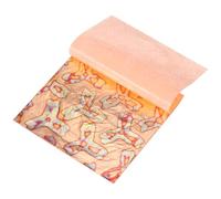 QUARKZMAN 25 Fogli di Lamina Dorata Variegata 14x14 cm Fogli di Rame Dorato Finto per Artigianato Cornici Marroni 3 Fiori in Foglia