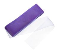 QUARKZMAN 25 Iarde 3" Larga Treccia Crine Cavallo Poliestere, 1 Rotoli Treccia Rigida Crine Cavallo per Cucitura Ossa Poliestere Abito Sposa Ballo Gonna Cappello, Viola