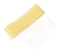 QUARKZMAN 25 Iarde 3" Larga Treccia Crine Cavallo Poliestere, 1 Rotoli Treccia Rigida Crine Cavallo per Cucitura Ossa Poliestere Abito Sposa Ballo Gonna Cappello, Beige