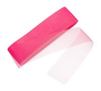 QUARKZMAN 25 Iarde 3" Larga Treccia Crine Cavallo Poliestere, 1 Rotoli Treccia Rigida Crine Cavallo per Cucitura Ossa Poliestere Abito Sposa Ballo Gonna Cappello, Rosa