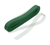 QUARKZMAN 25 Iarde Treccia di Crine Rigido Larga 1 Pollice per Disossamento in Poliestere, Cucito, Abito da Sposa, Ballo, Accessori per Abiti Formali, Verde