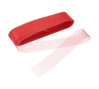QUARKZMAN 25 Iarde Treccia Rigida 2 Pollici Rotolo Tulle Poliestere per Disossamento in Poliestere, Cucito, Abito da Sposa, Ballo, Accessori per Abiti Formali, Rosso