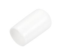 QUARKZMAN 25 Pezzi Tappi Terminali in Gomma Cappucci Terminali 11mm ID Protezioni per Filettatura Viti Copertura Cappuccio Terminale Rotondo in Vinile Bianco