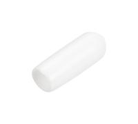 QUARKZMAN 25 Pezzi Tappi Terminali in Gomma Cappucci Terminali 5mm ID Protezioni per Filettatura Viti Copertura Cappuccio Terminale Rotondo in Vinile Bianco