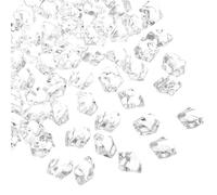 QUARKZMAN 2500pcs Sassi Ghiaccio Finti Cristalli Acrilici Trasparenti Pietre Gemme Splendenti Ghiaccio Tritato Diamanti Finti per Riempitivi Vasi