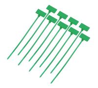 QUARKZMAN 250pz Fascette per Cavi con Etichetta, 4x150mm Fascette con Etichette in Nylon Autobloccanti Cinghie Fascette Etichette in Filo Metallico per Interni Esterni, Verde