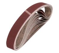 QUARKZMAN 25mm x 1067mm CinghieLevigatura, 12Pz 150 Grana Cinghia Abrasiva OssidoAlluminio Per Levigatrice Per LavorazioneLegno, LucidaturaMetalli, AffilaturaColtelli