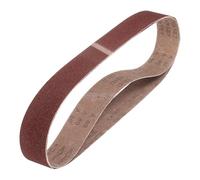 QUARKZMAN 25mm x 1067mm Cinture Di Levigatura, 2 Pz 80 Grana Ossido Di Alluminio Cintura Abrasiva Per Levigatrice Per Lavorazione Del Legno, Lucidatura Dei Metalli, Affilatura Dei Coltelli