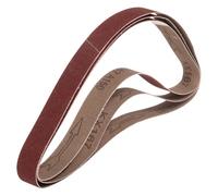 QUARKZMAN 25mm x 762mm CinghieLevigatura, 3Pz 150 Grana Cinghia Abrasiva OssidoAlluminio Per Levigatrice, LavorazioneLegno, LucidaturaMetalli, AffilaturaColtelli
