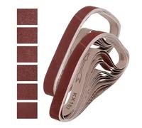QUARKZMAN 25mm x 762mm CintureLevigatura, 24Pz 60/80/120/150/240/400 Grana OssidoAlluminio Cintura Abrasiva Per Smerigliatrice Per LavorazioneLegno, LucidaturaMetalli, AffilaturaColtelli