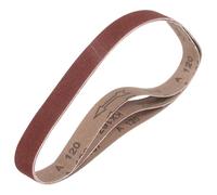 QUARKZMAN 25mm x 762mm CintureLevigatura, 3Pz 120 Grana Cintura Abrasiva OssidoAlluminio Per Levigatrice Per LavorazioneLegno, LucidaturaMetalli, AffilaturaColtelli