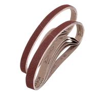 QUARKZMAN 25mm x 762mm Nastri Abrasivi, 20Pz Grana 80/120 Grana Carta Vetrata per Levigatrice Ossido di Allumina Per Lavorazione Legno, Lucidatura Metalli, Affilatura Coltelli