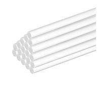 QUARKZMAN 25Pz Barre acriliche 3/16" x 12" Acrilico Pops Plastica Bastoncini di Acrilici Plastica per Realizzazione Modelli Artigianato Illuminazione - 5mm x 300mm