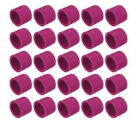 QUARKZMAN 25pz Coperture per Prese RCA Auto in Silicone, Tappi Protettivi per Dvd VCD TV Auto Video RCA Maschio, Rosso