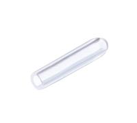 QUARKZMAN 25pz Tappi Terminali Gomma da 2mm ID Pvc Vinile Tappo Terminale Rotondo Copertura Protettori Vite Trasparente