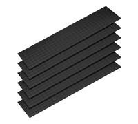 QUARKZMAN 2880pz Specchio Adesivo Mosaico Piastrelle, 5 x 5 mm Mini Quadrato Acrilico Piastrelle Palla Discoteca Adesivo per Creare Decorazioni Artigianali Piastrelle, Nero