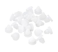 QUARKZMAN 28Pz Tappi in Silicone, Tappi in Gomma in Silicone Tappo Fori 6-7mm, Tappi Copriforo per Tubi Metallici, Tappo in Gomma da Laboratorio Mobili, Trasparenti