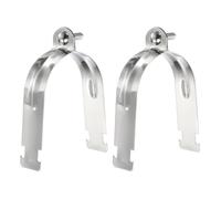 QUARKZMAN 2Pcs 3-5/9" EMT Morsetto Traversa 6.1" Lunghezza Universale 304 Acciaio Inossidabile Zincato Accessorio Canale Traversa Morsetto Per Condotto Con Bullone E Dado Per